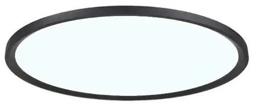 Φωτιστικό Οροφής Σποτ Downlight 60cm LED 48W IP44 3CCT Pro Eurolamp-145-68577-Μαύρο 145-68577