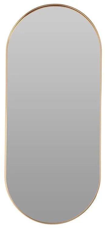Διακοσμητικός καθρέφτης τοίχου οβάλ, με διαστάσεις 72x32x1.5cm - Χρυσό