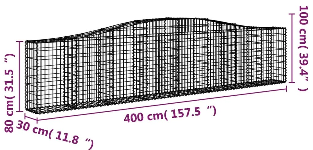 ΣΥΡΜΑΤΟΚΙΒΩΤΙΑ ΤΟΞΩΤΑ 6 ΤΕΜ. 400X30X80/100 ΕΚ. ΓΑΛΒΑΝ. ΑΤΣΑΛΙ 3145817