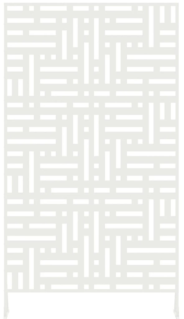 vidaXL Πάνελ Ιδιωτικότητας Λευκό 100x50x180 cm Ατσάλι