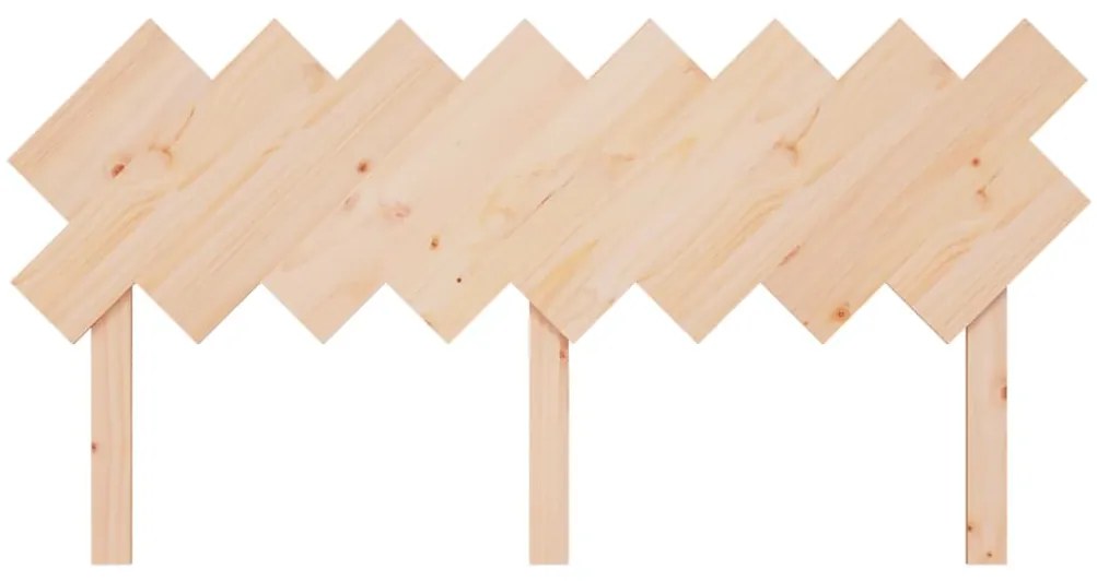 vidaXL Κεφαλάρι Κρεβατιού159,5x3x80,5εκ. από Μασίφ Ξύλο Πεύκου