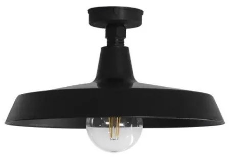 Φωτιστικό Οροφής US-GAS Μαύρο 86Χ37 31-1208 Heronia-31-1208-Μαύρο 31-1208