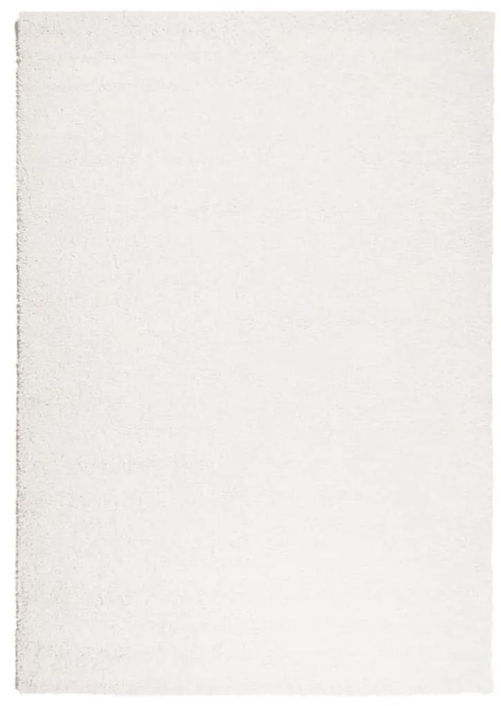 Χαλί Shaggy με Ψηλό Πέλος Μοντέρνο Κρεμ 160 x 230 εκ. - Κρεμ