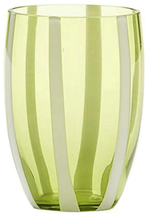 Ποτήρι Νερού Gessato GS00113 320ml Lime Zafferano Γυαλί