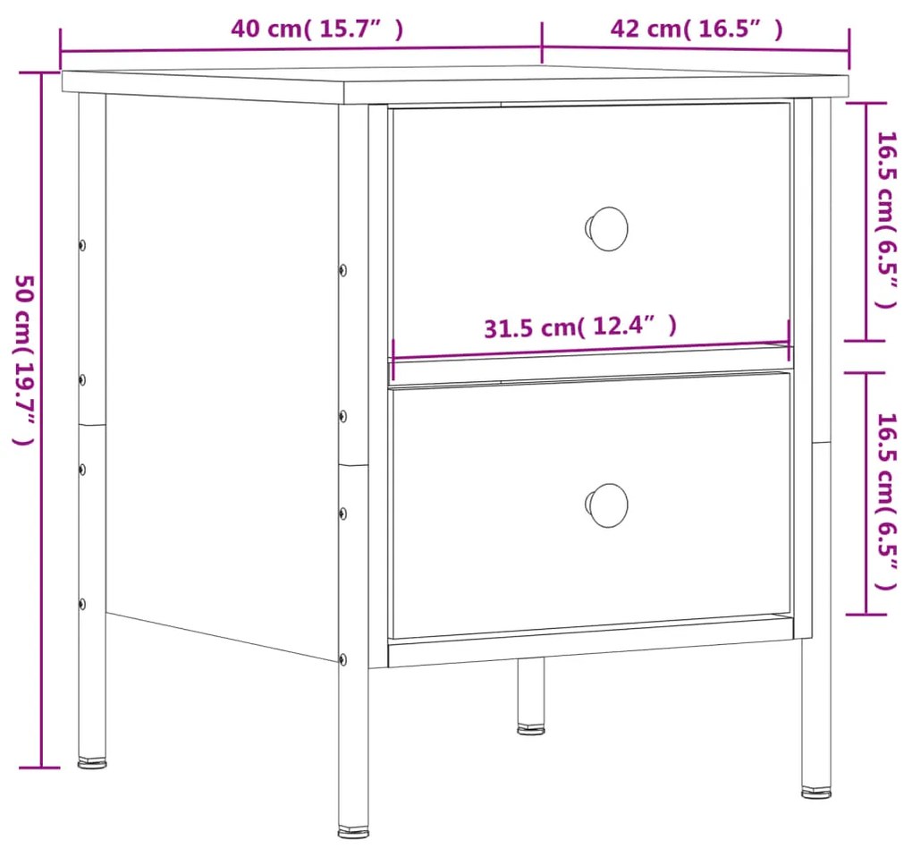 ΚΟΜΟΔΙΝΟ SONOMA ΔΡΥΣ 40 X 42 X 50 ΕΚ. ΑΠΟ ΕΠΕΞΕΡΓΑΣΜΕΝΟ ΞΥΛΟ 825985