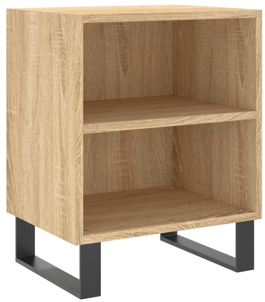 vidaXL Κομοδίνα 2 τεμ. Sonoma Δρυς 40x30x50 εκ. από Επεξεργασμένο Ξύλο
