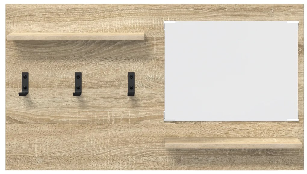 vidaXL Τοίχου Κρεμάστρα Sonoma Oak 90 x 10 x 50 εκ Επεξεργασμένο ξύλο
