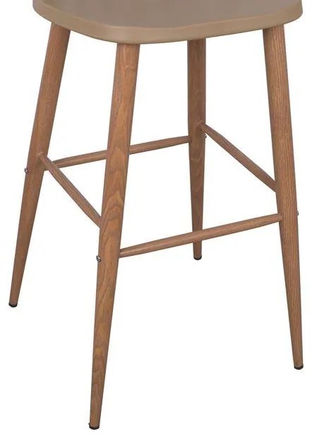 Σκαμπό μπαρ VANESSA C8459.25 σε Γκρί 43x49x107 εκ. 2αδα 43x49x107 εκ.