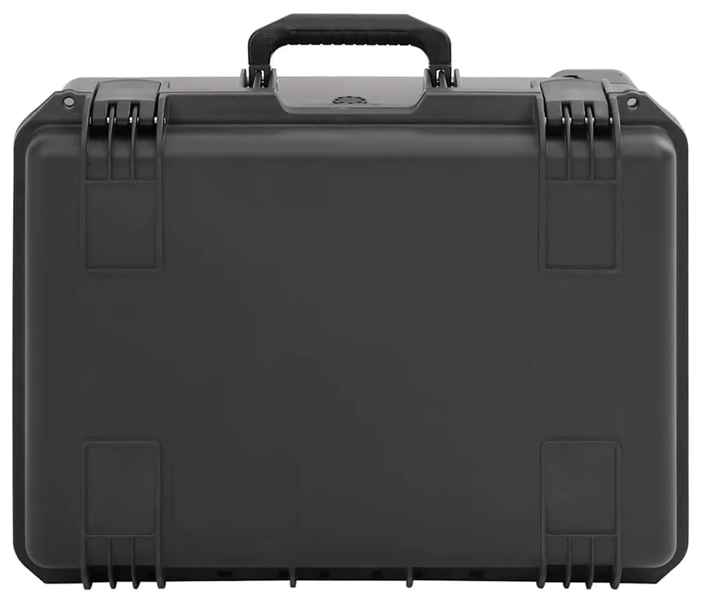 vidaXL Θήκη Πτήσης Φορητή Μαύρη 54x41,5x29 εκ. από Πολυπροπυλένιο