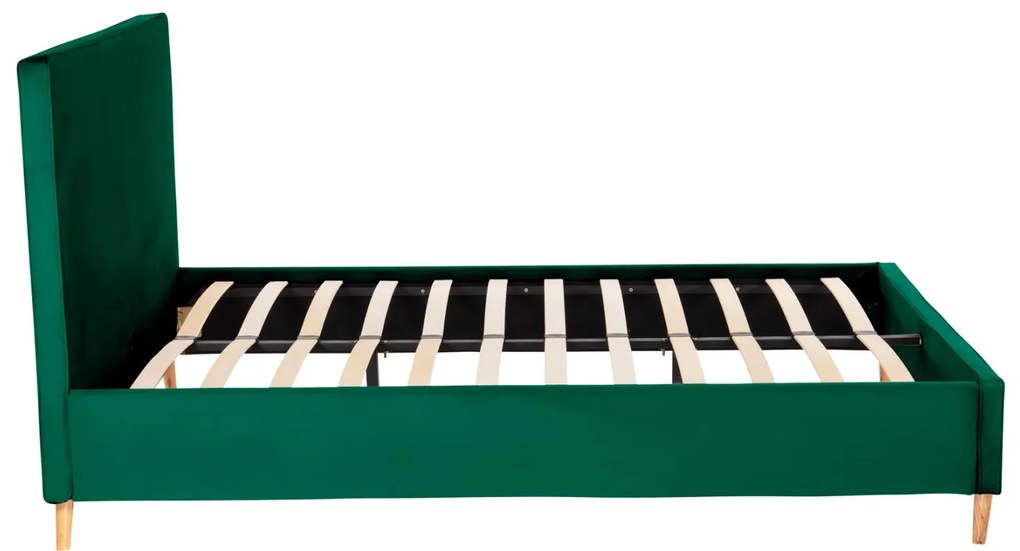 Επενδυμένο Κρεβάτι με Στρώμα INDRA Διπλό Βελούδο Κυπαρισσί 160x200εκ 172x214x112 εκ.