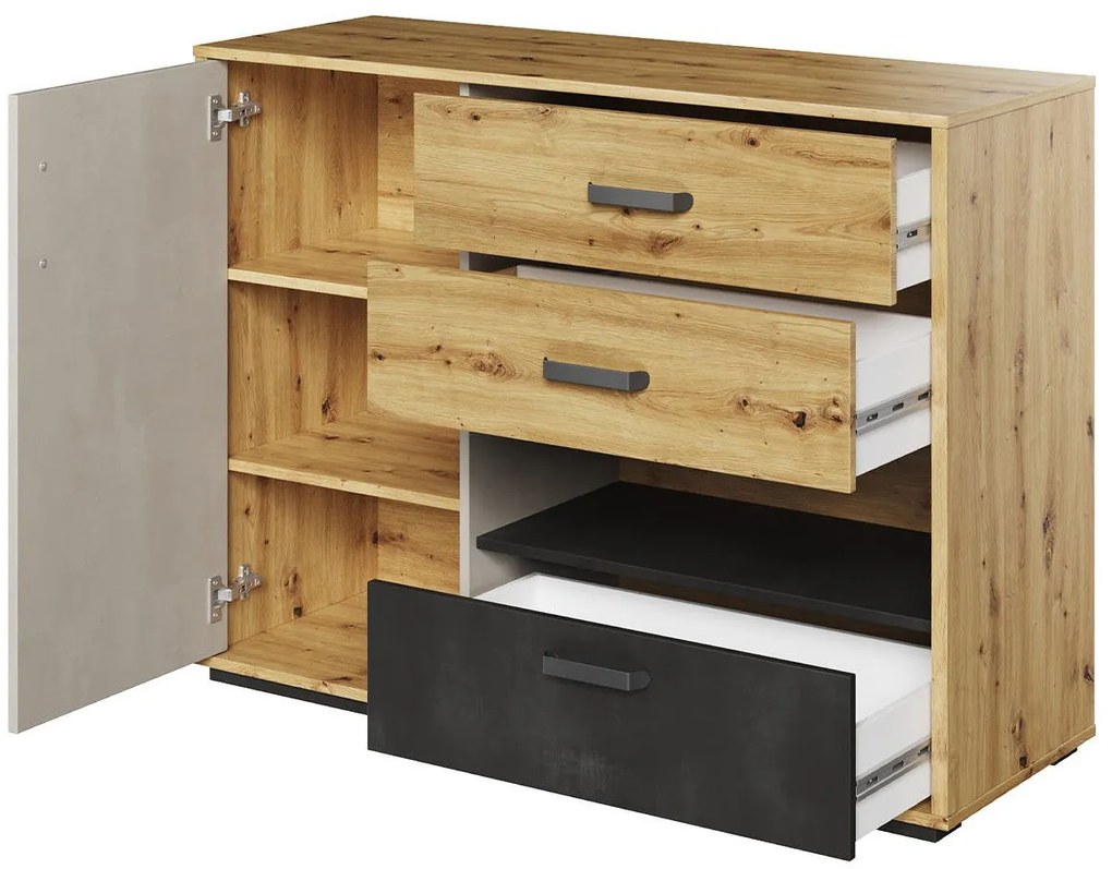 Συρταριέρα Qubic 1D3S