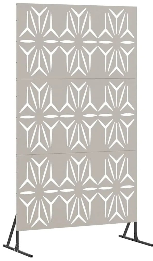 vidaXL Οθόνη Ιδιωτικότητας Γκρι 100 x 50 x 180 εκ. Ατσάλι