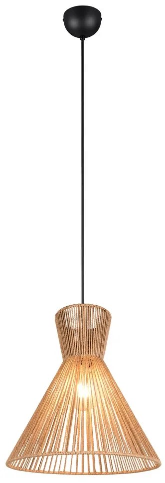 Φωτιστικό Κρεμαστό Reality Lighting -RL ROSALIE R36191036 Μαύρο Ματ (Black Mat)