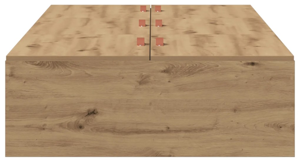 vidaXL Κρεβάτι Αποθήκευσης Artisan Oak 100x200 εκ.