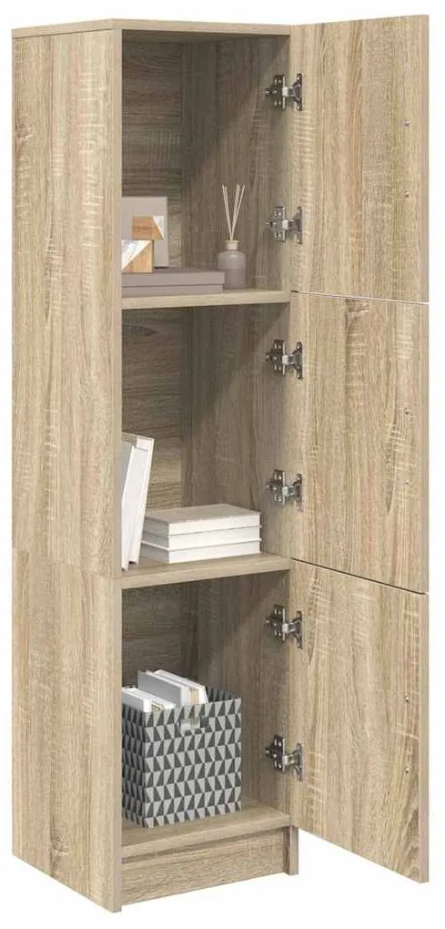 vidaXL Highboard Δρύς Sonoma 31.5 x 32 x 122.5 εκ