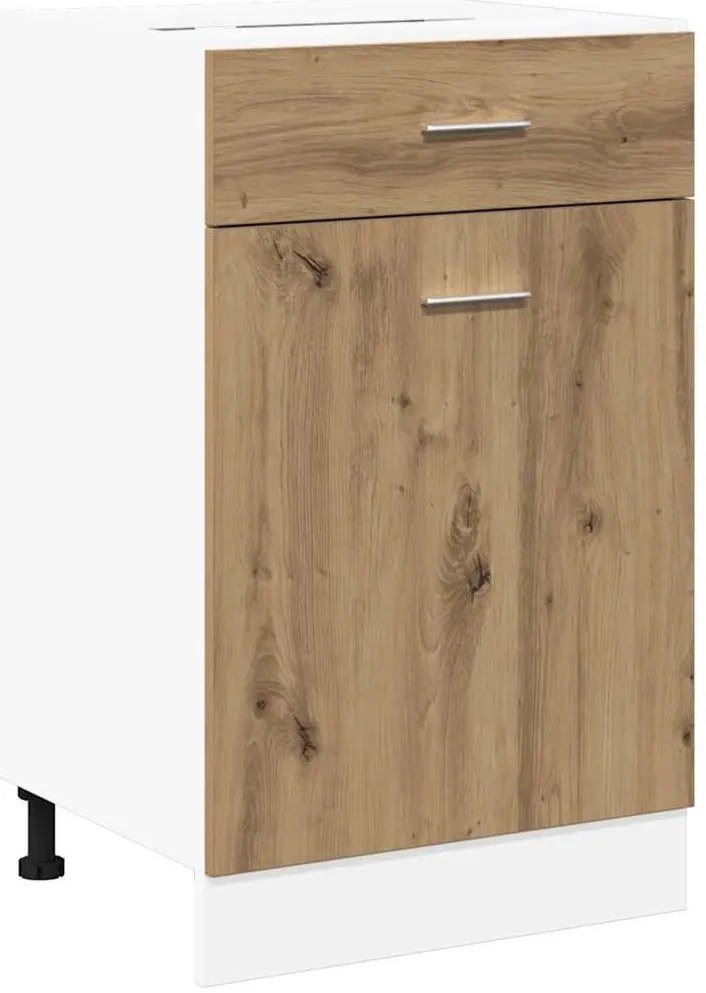 vidaXL Έπιπλο Με Συρτάρι Lyon Αρτισιανή Δρυς 50x46x81,5εκ.