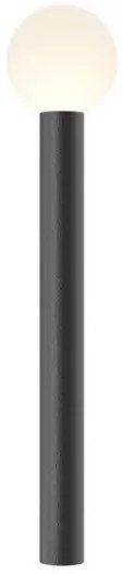 Επιδαπέδιο Φωτιστικό Μέταλλο Bold H80 Φ20 Maytoni-O598FL-01B-Μαύρο O598FL-01B