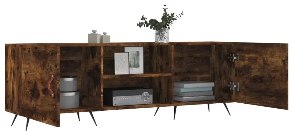 vidaXL Έπιπλο Τηλεόρασης Καπνιστή Δρυς 150x30x50 εκ. Επεξ. Ξύλο
