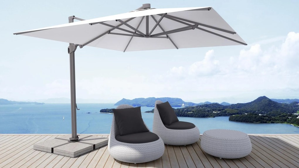 Umbrella without Base Bloom Outdoor Mobel Antares, Cantilever Umbrella Ø300cm X Y300cm ZDE220221-01-0091