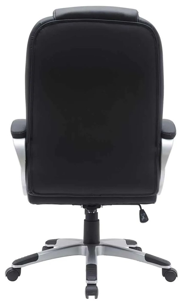 BF6950W Πολυθρόνα Γραφείου Διευθυντή, Pu Μαύρο 65x70x110/120cm