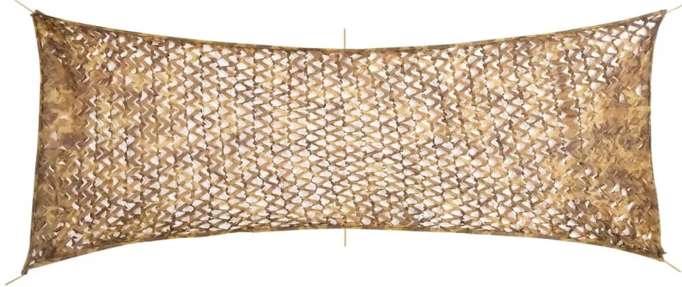 vidaXL Δίχτυ Σκίασης Παραλλαγής Άμμου 412x144 εκ. με Σάκο Αποθήκευσης