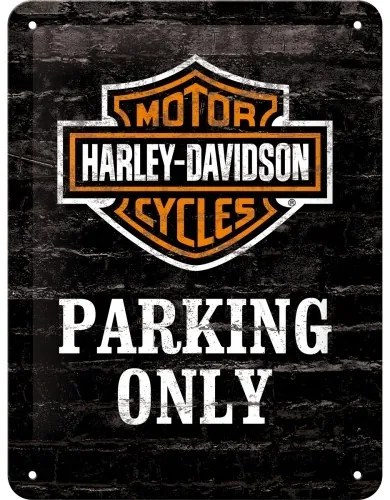 Μεταλλική πινακίδα Harley Davidson - Parking Only