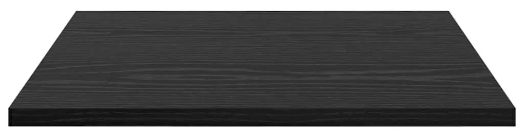 vidaXL Ράφι Βιβλίων 4 pcs Μαύρο 40 x 40 x 1.5 cm Επεξεργασμένο ξύλο