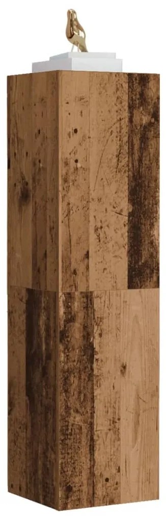 ντουλάπι τηλεόρασης vidaXL Παλιό ξύλο 30,5x30x110 cm Ξύλινη κατασκευή