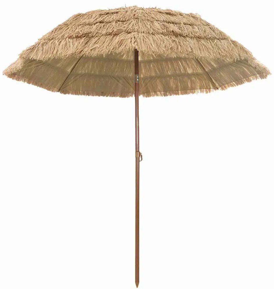 vidaXL Ομπρέλα Κήπου Φυσικό 205 x 205 x 210 εκ