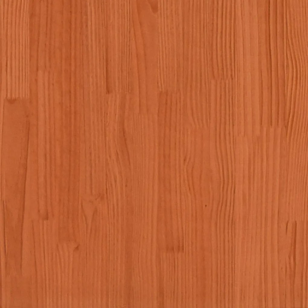 Τραπέζι Κηπουρικής με Ράφια Καφέ 82,5x50x109,5 εκ. Μασίφ Πεύκο - Καφέ