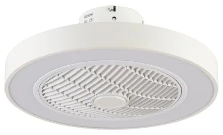Ανεμιστήρας Οροφής LED 36W 3CCT Φ50 Chilko Inlight-101000310-Λευκό 101000310
