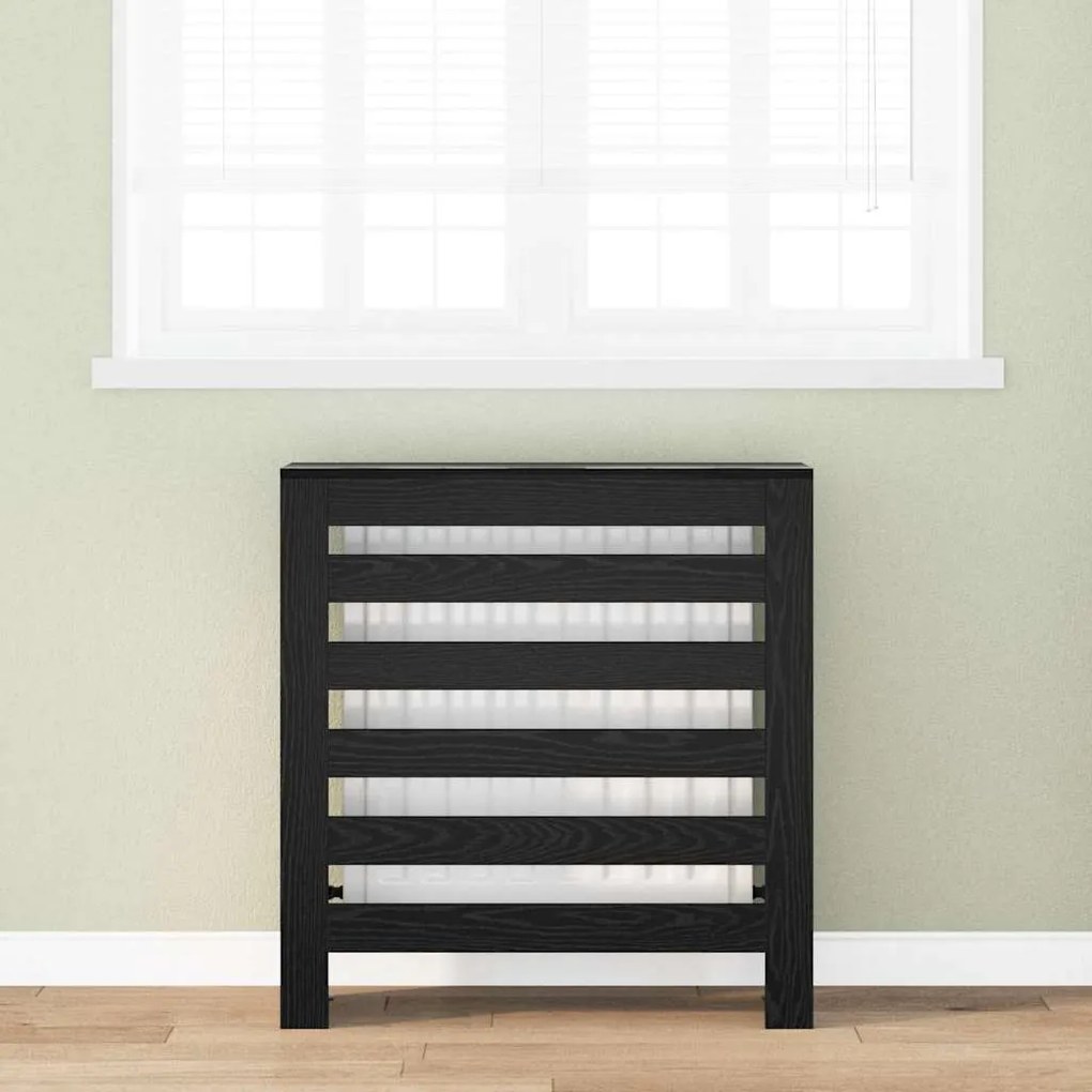 vidaXL Καπάκι Καλοριφέρ Μαύρη Οξυά 78 x 20 x 82 cm