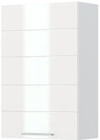 Ντουλάπι κρεμαστό Hudson V9-60-1K-Λευκό - Λευκό γυαλιστερό