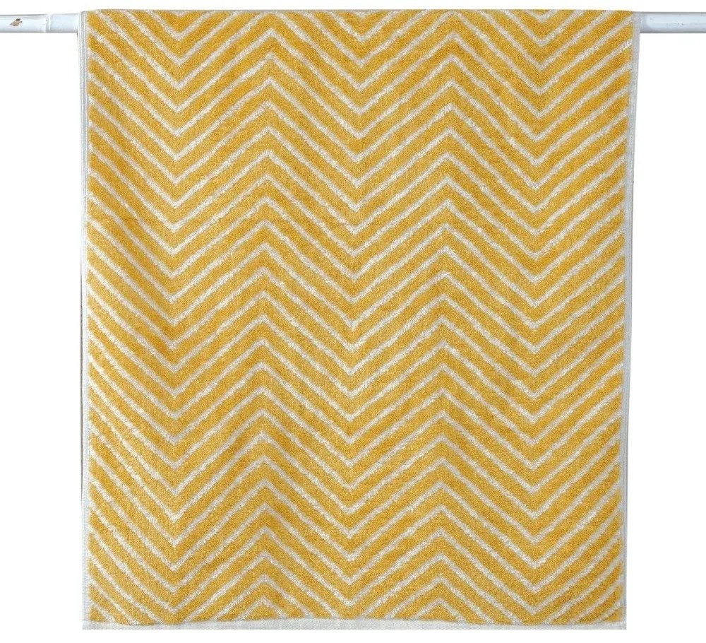 Πετσέτα Persa 11 Ochre Kentia Προσώπου 50x90cm 100% Cotton
