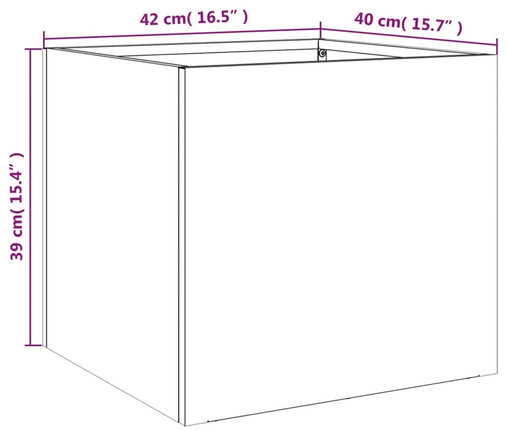 ΖΑΡΝΤΙΝΙΕΡΕΣ 2 ΤΕΜ. ΠΡΑΣΙΝΕΣ 42X40X39 ΕΚ. ΧΑΛΥΒΑ ΨΥΧΡΗΣ ΈΛΑΣΗΣ 841554