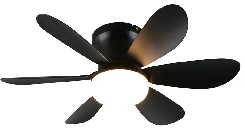 Ανεμιστήρας Reality Lighting -RL LUND R67462132 Μαύρο Ματ (Black Mat) 2700 - 6500K