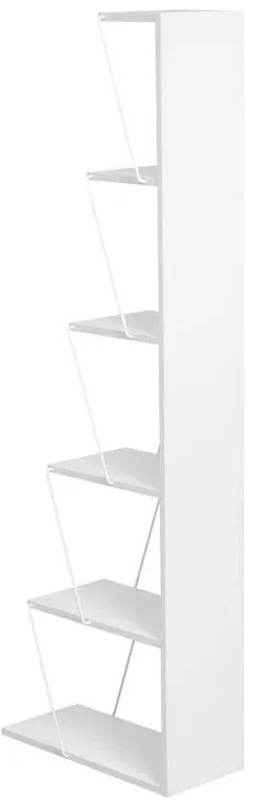 Βιβλιοθήκη mini Tars λευκό 50x22x150εκ 50x22x150 εκ.