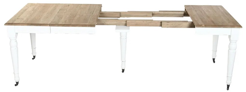 Τραπεζαρία Home ESPRIT Λευκό Έλατο 100 x 100 x 78 cm