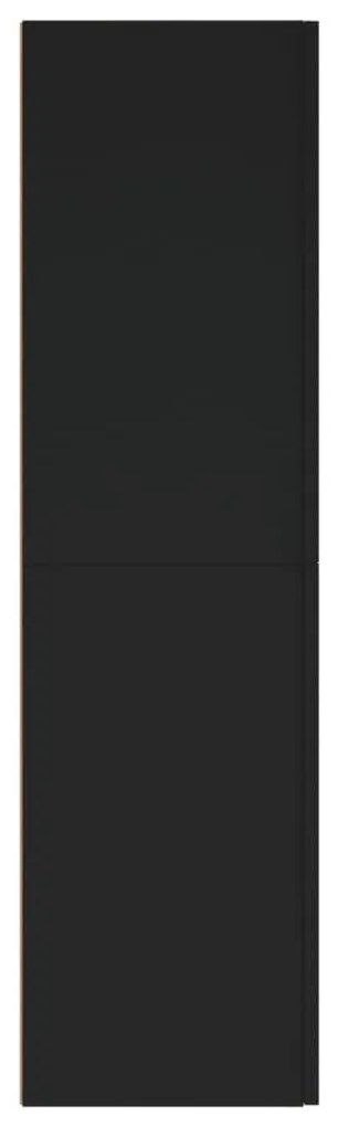 Έπιπλο Τηλεόρασης Μαύρο 30,5 x 30 x 110 εκ. από Μοριοσανίδα - Μαύρο