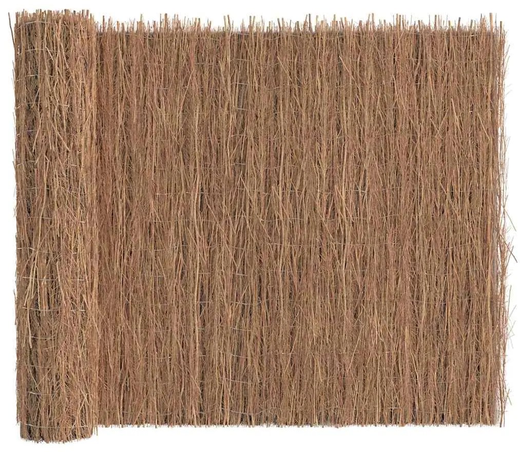 vidaXL Φράχτης από κλαδιά Καφέ 400 x 150 cm Ξύλινη Τρίχα