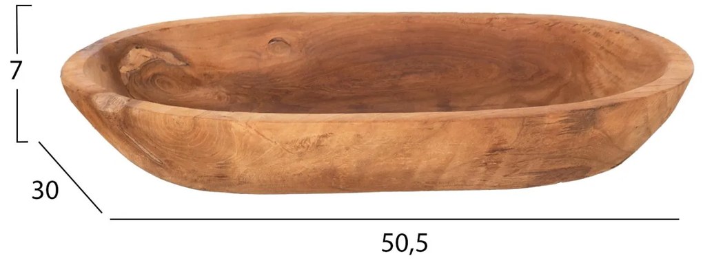 ΕΠΙΤΡΑΠΕΖΙΟ ΔΙΑΚΟΣΜΗΤΙΚΟ ΟΒΑΛ ΜΠΟΛ ΑΝΑΚΥΚΛΩΜΕΝΟ ΤΕΑΚ 55x30x7Υεκ.