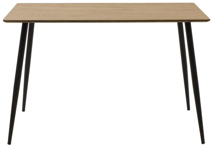 Σετ Τραπεζαρίας Cuba - Bella 5 τεμ Mdf Sonoma - Ανθρακί 120x70x76 εκ. 120x70x76 εκ.