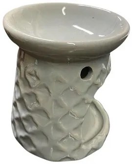 Αρωματιστής Κεραμικός Wax Melter 7x7,5εκ. Grey 24333