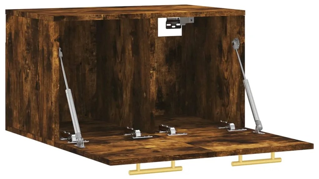 vidaXL Ντουλάπι Τοίχου Καπνιστή Δρυς 60x36,5x35 εκ. Επεξεργασμένο Ξύλο