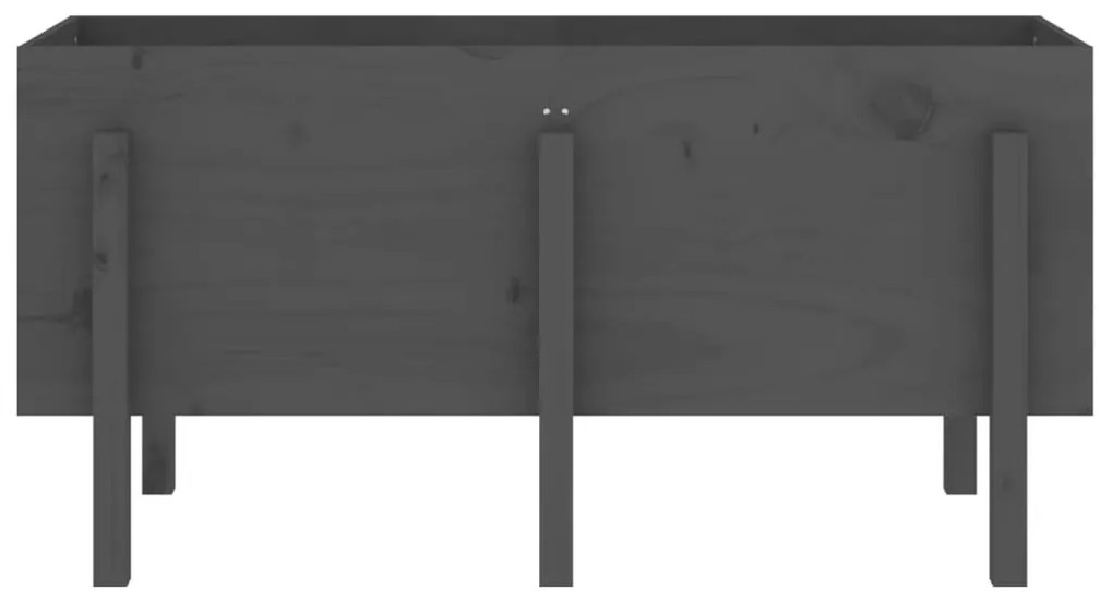 vidaXL Ζαρντινιέρα Υπερυψωμένη 121 x 50 x 57 εκ. από Μασίφ Ξύλο Πεύκου