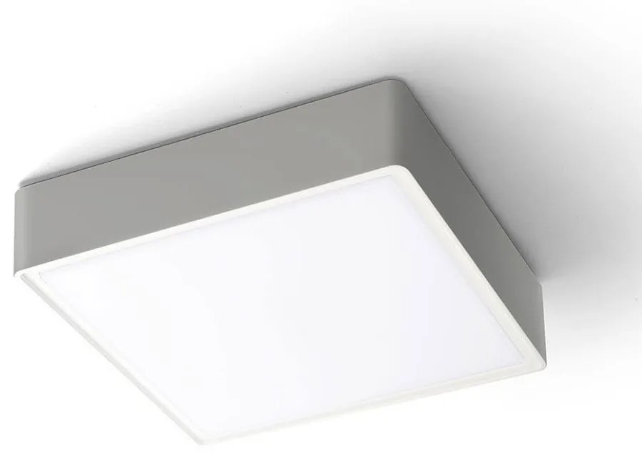 Φωτιστικό Οροφής - Πλαφονιέρα Donousa 4209300 L300X300 Silver Viokef Aluminium