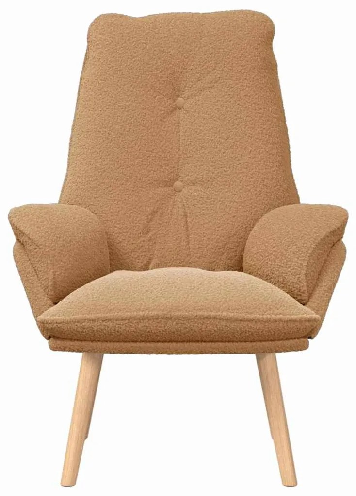 vidaXL Χαλαρωτική Πολυθρόνα Μπεζ 69 x 74 x 93 εκ. ύφασμα