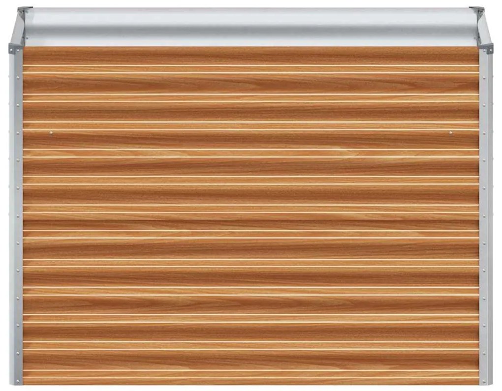 vidaXL Υπερυψωμένη Ζαρντινιέρα 98 x 50 x 68 εκ. Επικαλυμμένος Χάλυβας