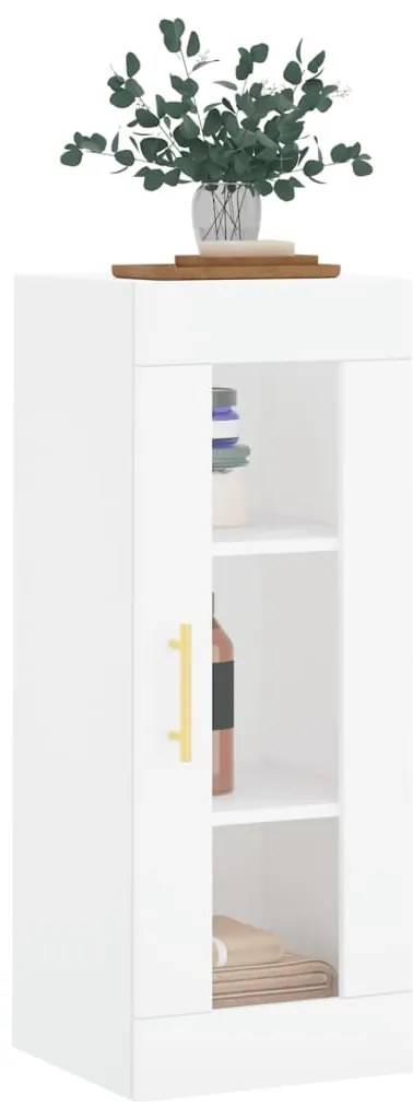 vidaXL Ντουλάπι Τοίχου Λευκό 34,5 x 34 x 90 εκ.