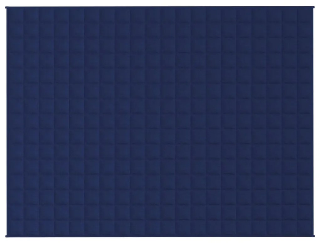 vidaXL Κουβέρτα Βαρύτητας Μπλε 150 x 200 εκ. 7 κ. Υφασμάτινη